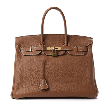 Hermes Togo Birkin 35 Gold 1 of 10