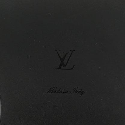 Louis Vuitton Calfskin Oversized Chain Academy Loafers 37 Black 7 of 8