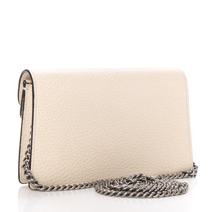 Gucci Dollar Calfskin Crystal Super Mini Dionysus Shoulder Bag Mystic White Black Diamond 3 of 9