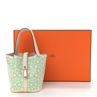 Hermes Swift Micro Lucky Daisy Picotin Lock Nata Vert 10 of 10
