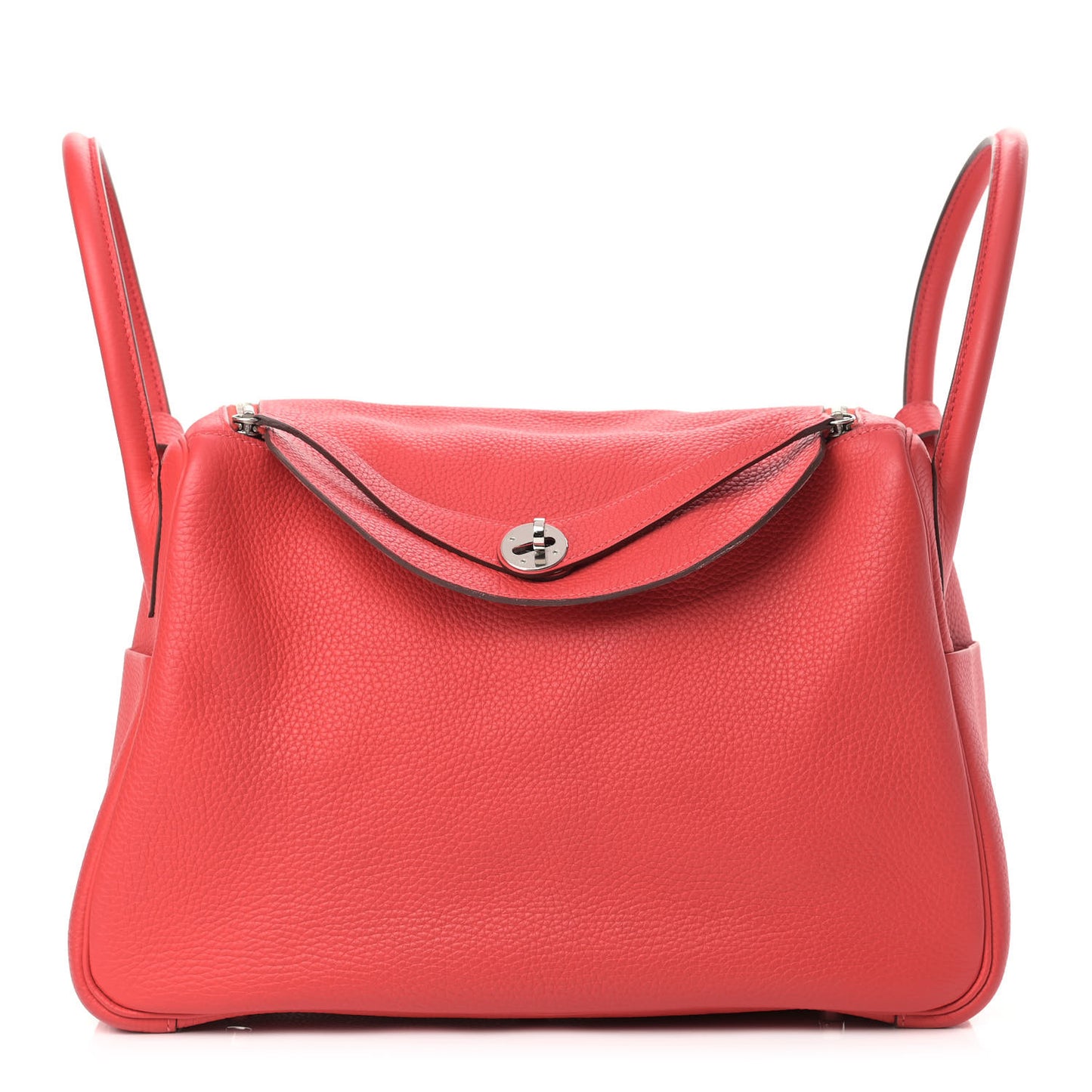 Taurillon Clemence Lindy 34 Rouge Pivoine