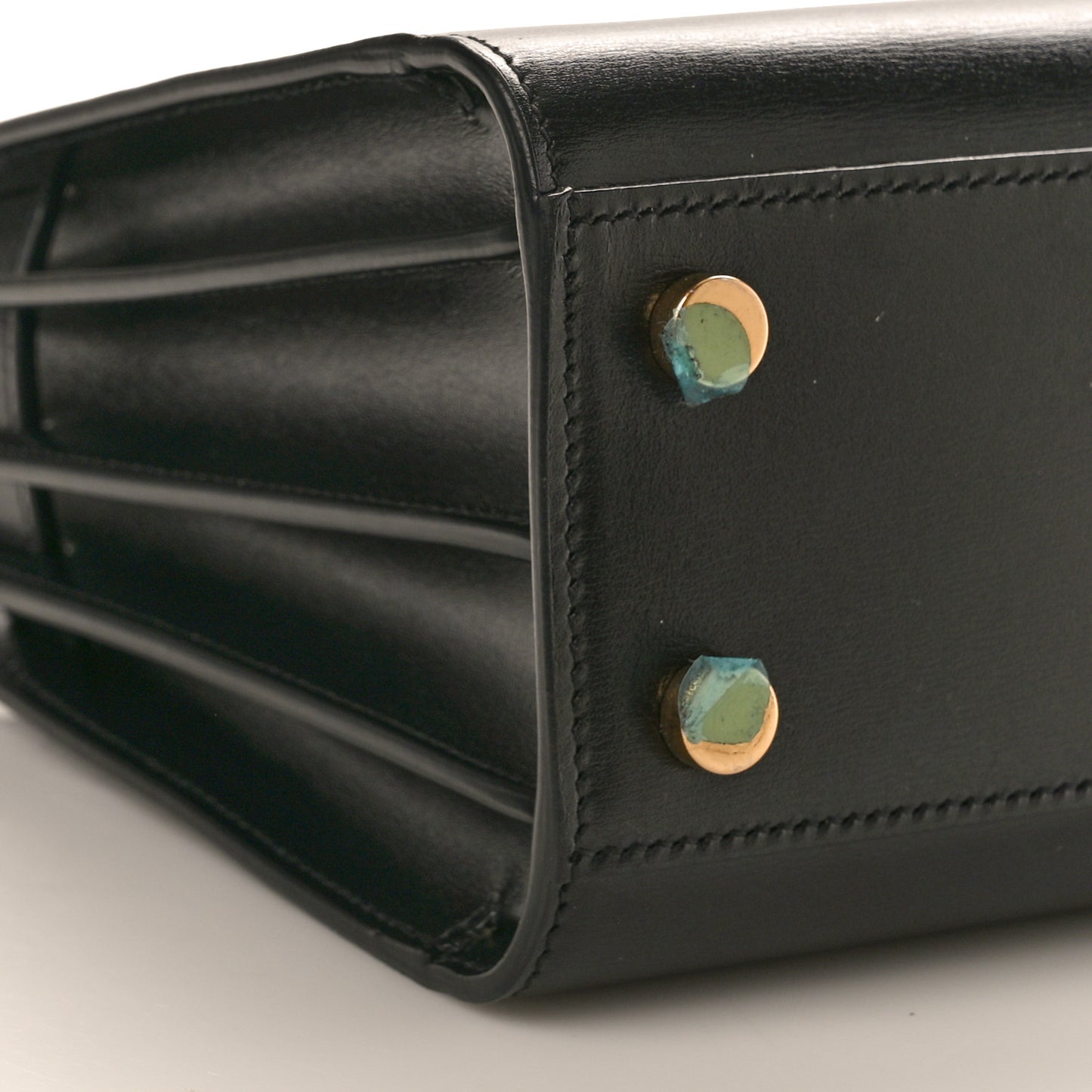 SAINT LAURENT Calfskin Nano Sac De Jour Black