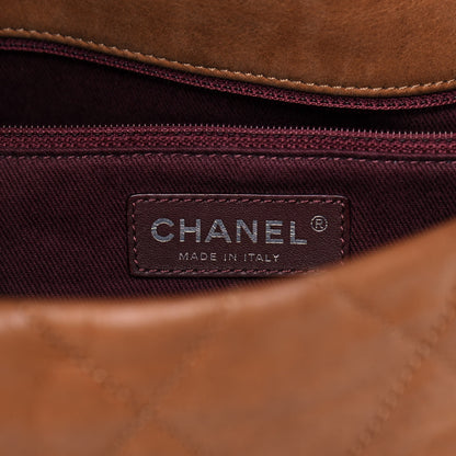 Chanel Iridescent Calfskin Jumbo In The Mix Flap Brown 6 of 12