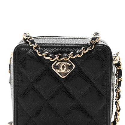 Chanel Caviar Quilted Clutch With Chain Black 8 of 9