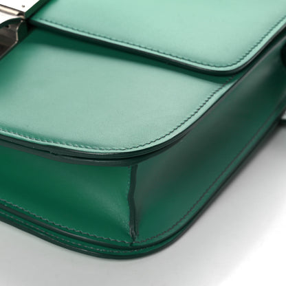 Celine Box Calfskin Classic Box Medium Flap Bag Pop Green 9 of 12