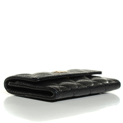 Chanel Caviar Quilted Flap Card Holder Black 4 of 8