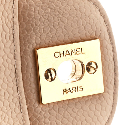 Chanel Caviar Quilted Medium Double Flap Beige 7 of 12