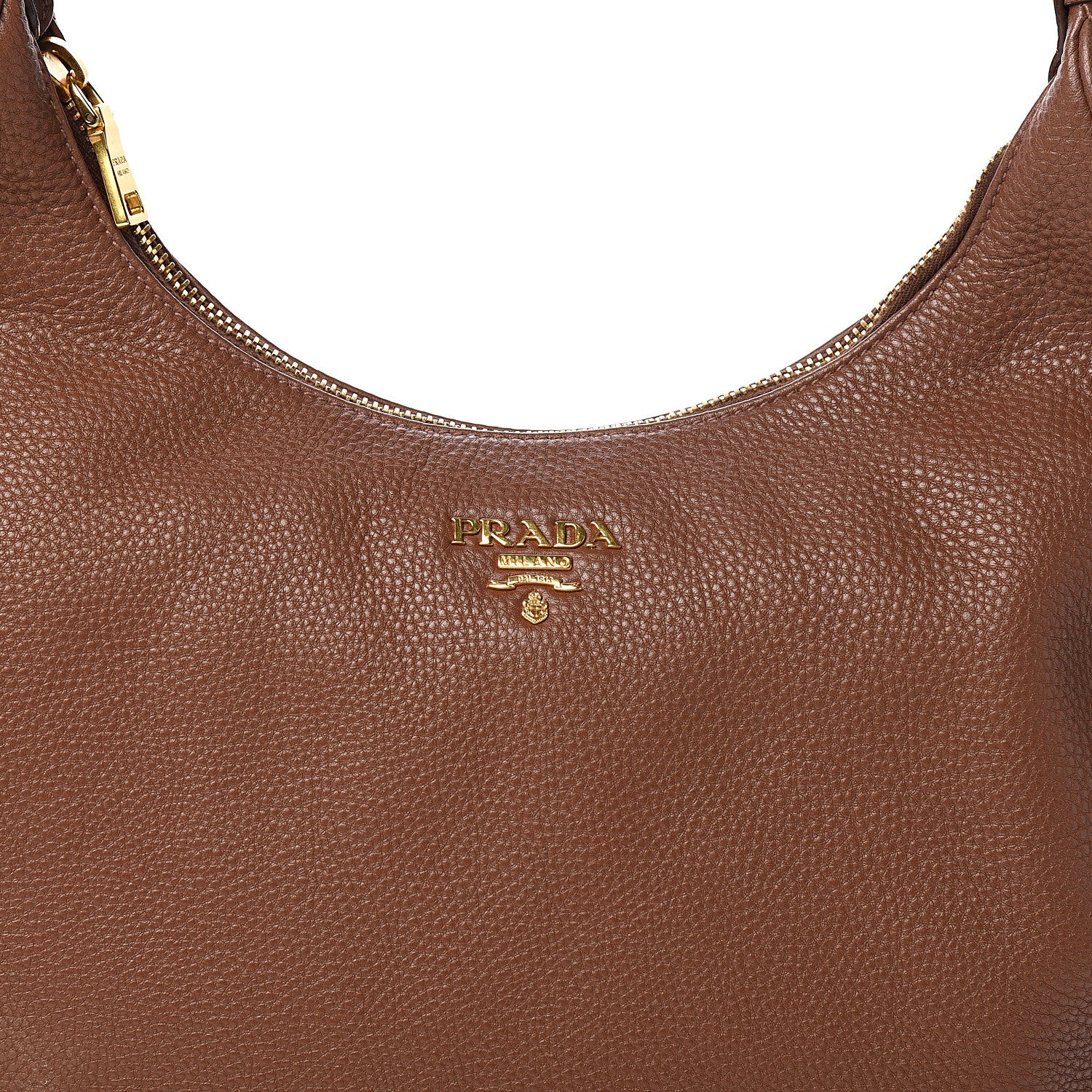 Prada Vitello Daino Hobo Cacao 9 of 9