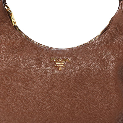 Prada Vitello Daino Hobo Cacao 9 of 9