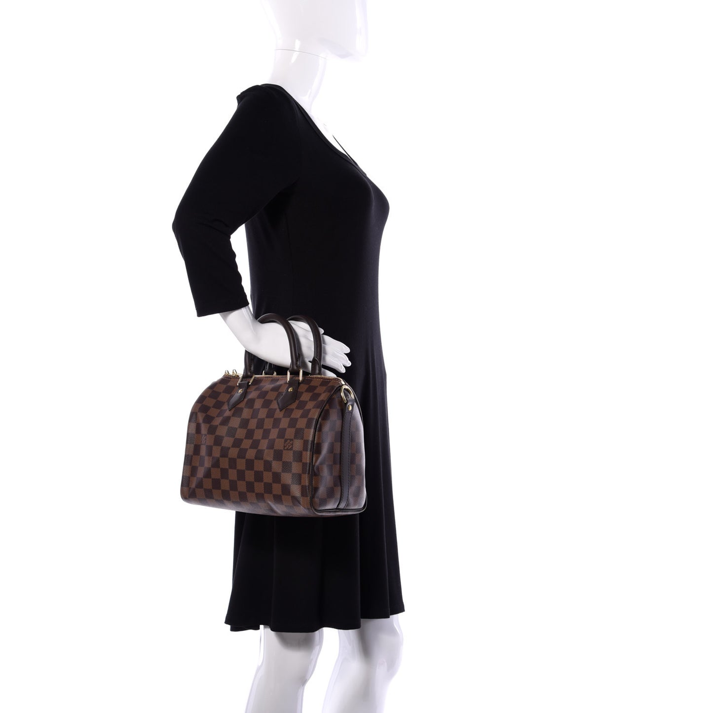 Damier Ebene Speedy Bandouliere 25