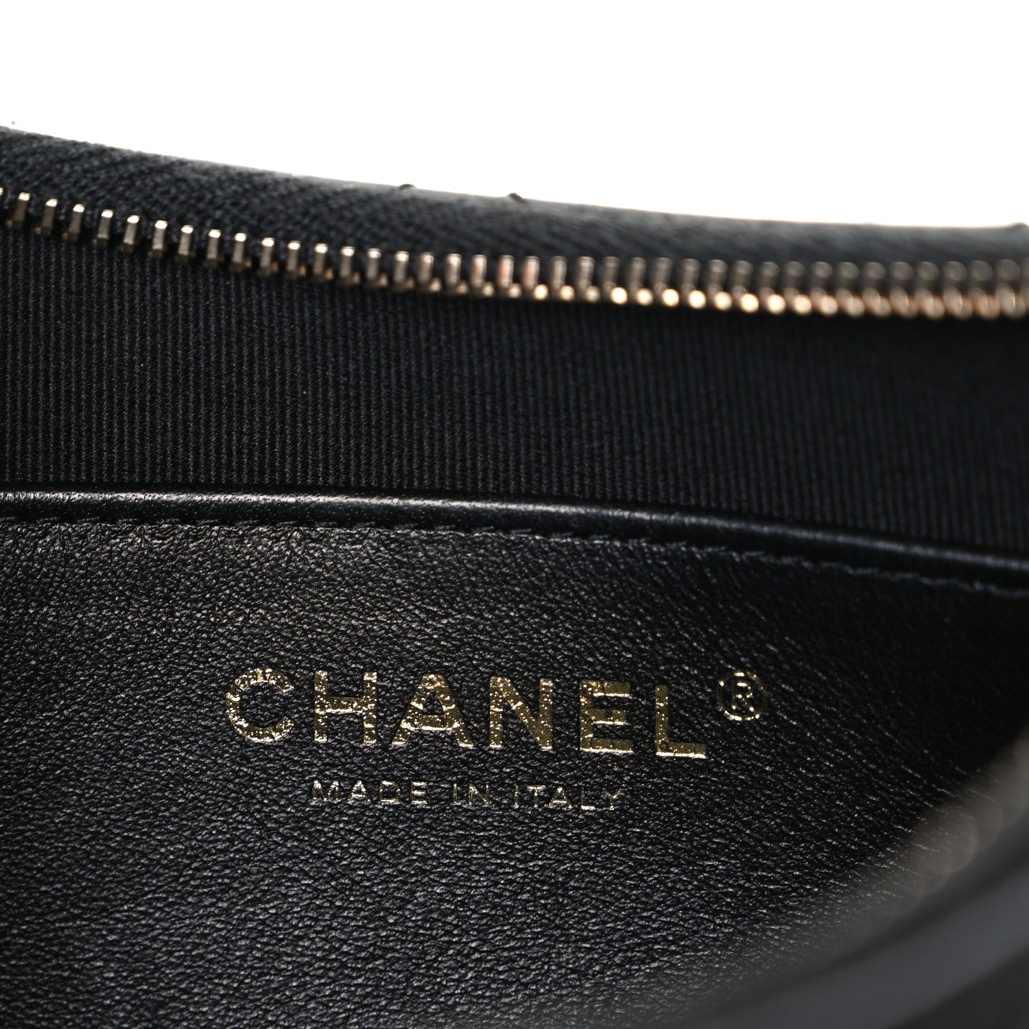 Chanel Crumpled Calfskin Quilted Braided CC Small Hobo Black