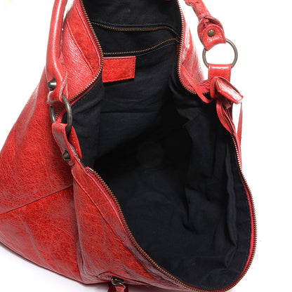 Balenciaga Chevre Classic Hardware Day Hobo Rouge Vermillon 5 of 12