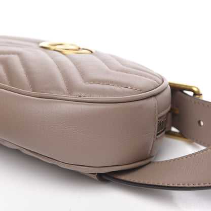 Gucci Calfskin Matelasse GG Marmont Belt Bag 85 34 Porcelain Rose 10 of 11