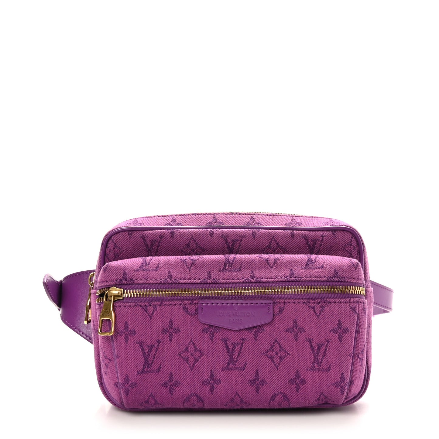 Denim Monogram Outdoor Bumbag Purple