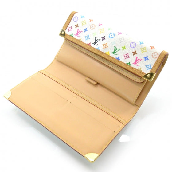 Monogram Multicolor Porte Tresor International Wallet White