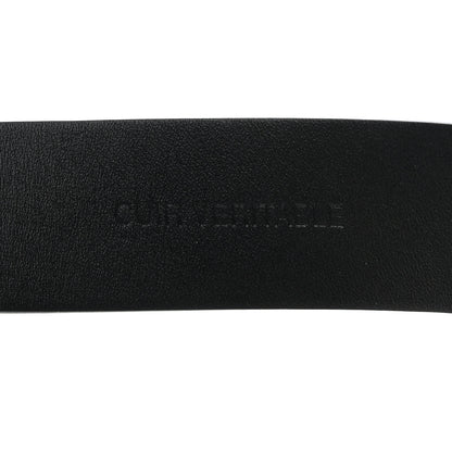 Chanel Calfskin Paris Button CC Belt 80 32 Black 5 of 6