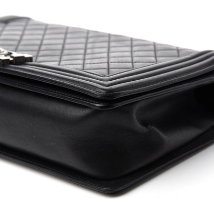Chanel Calfskin Quilted New Medium Boy Flap Black 7 of 11