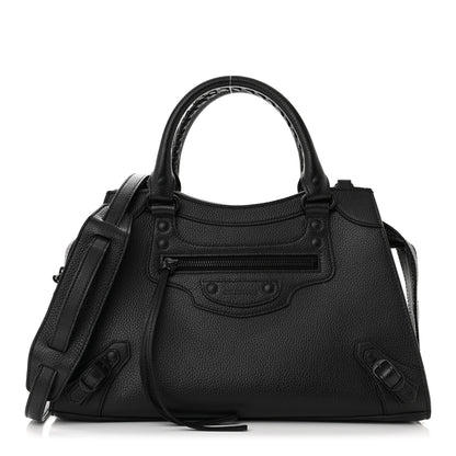 Balenciaga Grained Calfskin Neo Classic Black Hardware S City Black 1 of 12