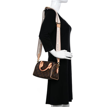 Louis Vuitton Monogram Speedy Bandouliere 20 Beige 2 of 12