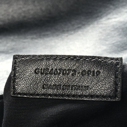 Saint Laurent Calfskin Y Quilted Monogram Toy Loulou Crossbody Bag Black 7 of 10