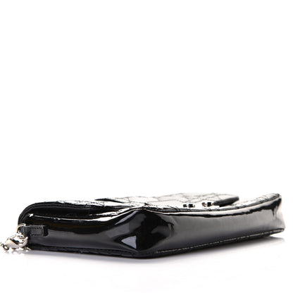 Christian Dior Patent Cannage New Lock Pouch Black 3 of 5