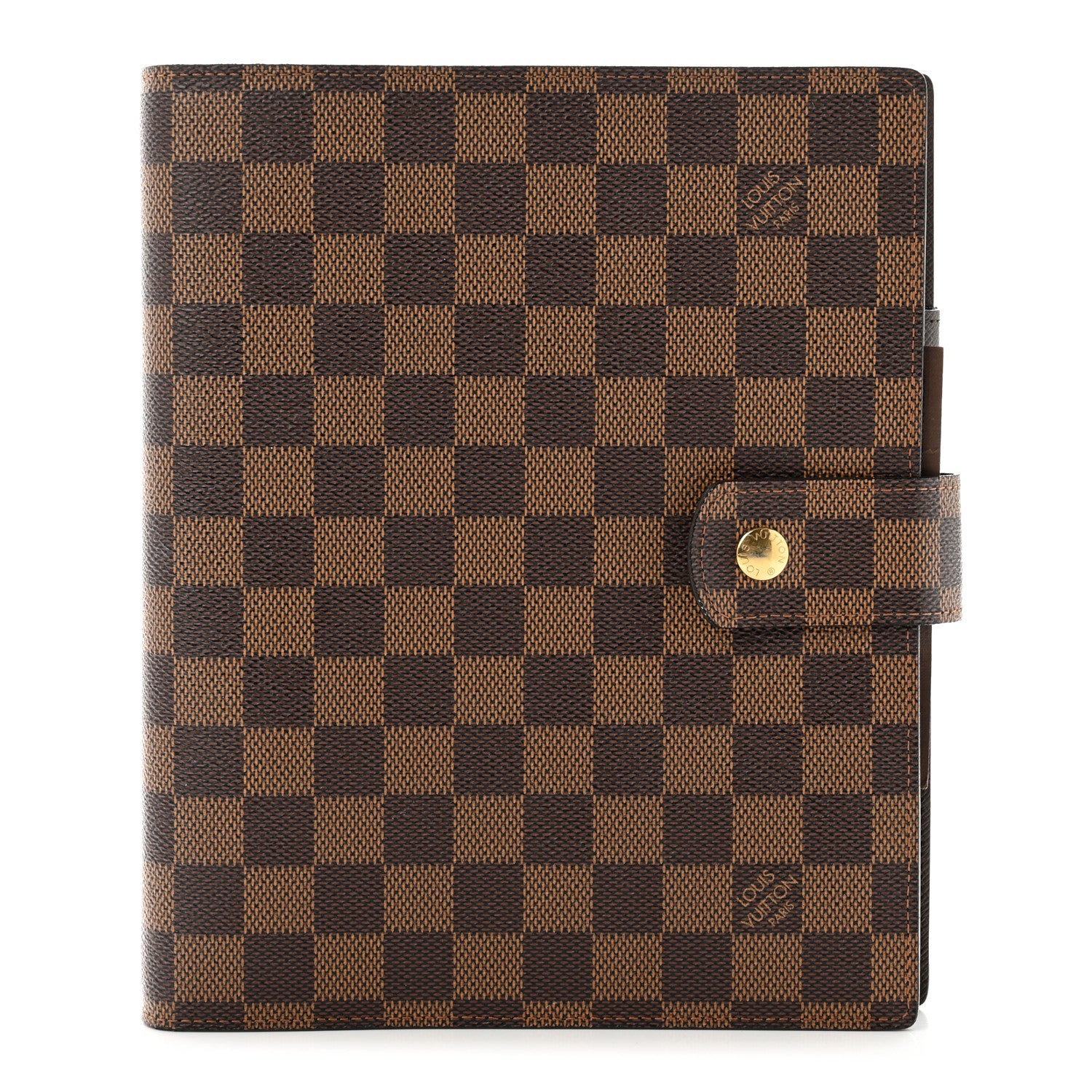 Louis Vuitton Damier Ebene Large Ring Agenda Cover 1 of 6