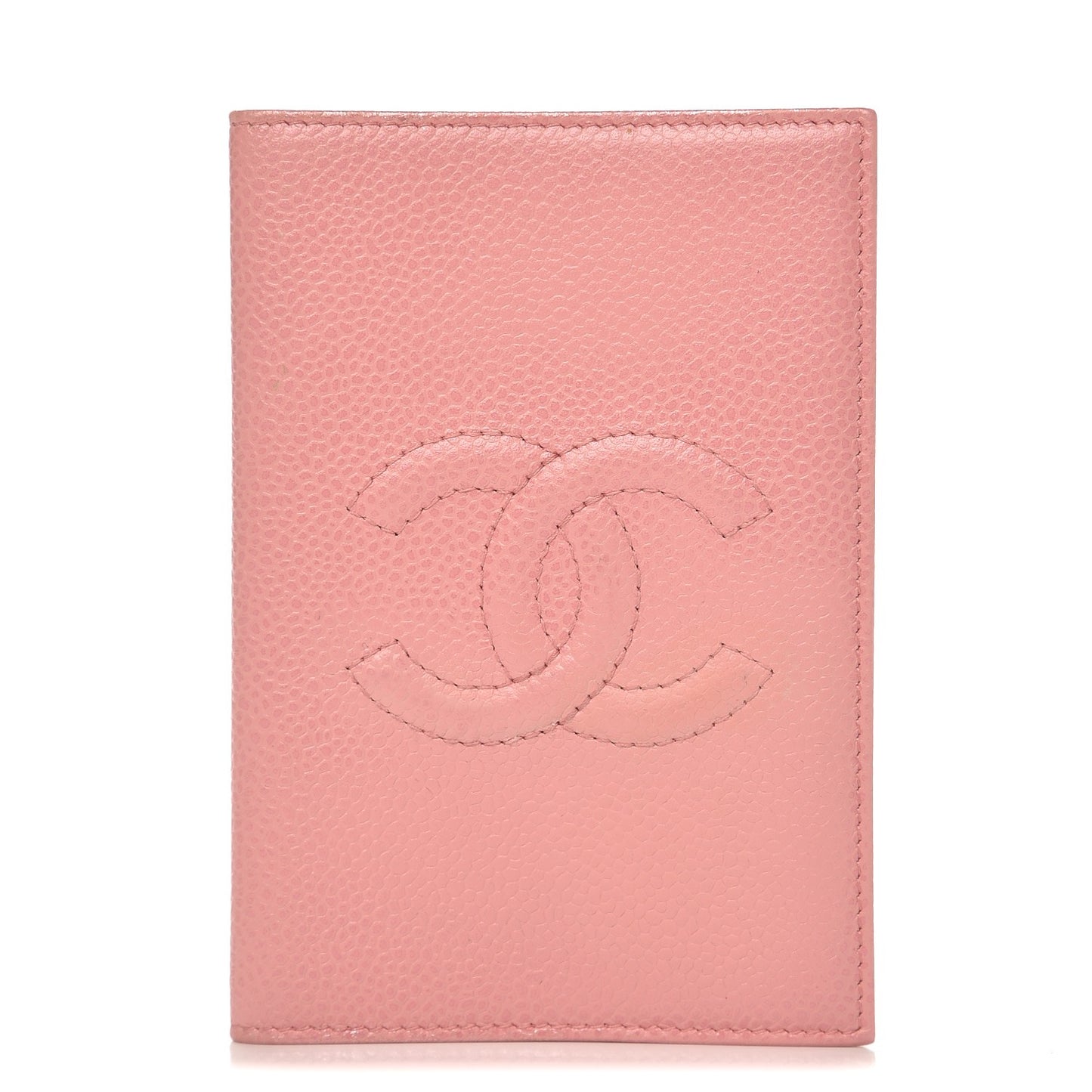 Caviar CC Passport Holder Pink