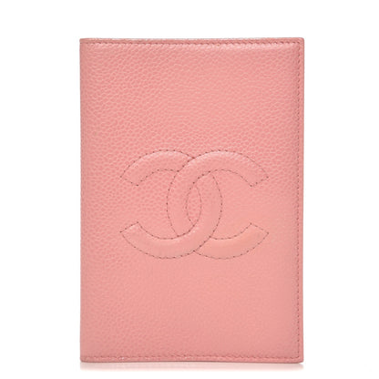 Chanel Caviar CC Passport Holder Pink 1 of 9