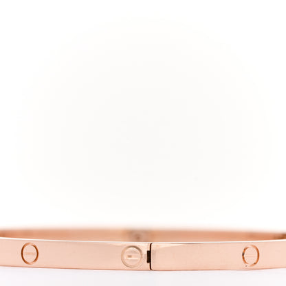 Cartier 18K Pink Gold Small LOVE Bracelet 18 4 of 6