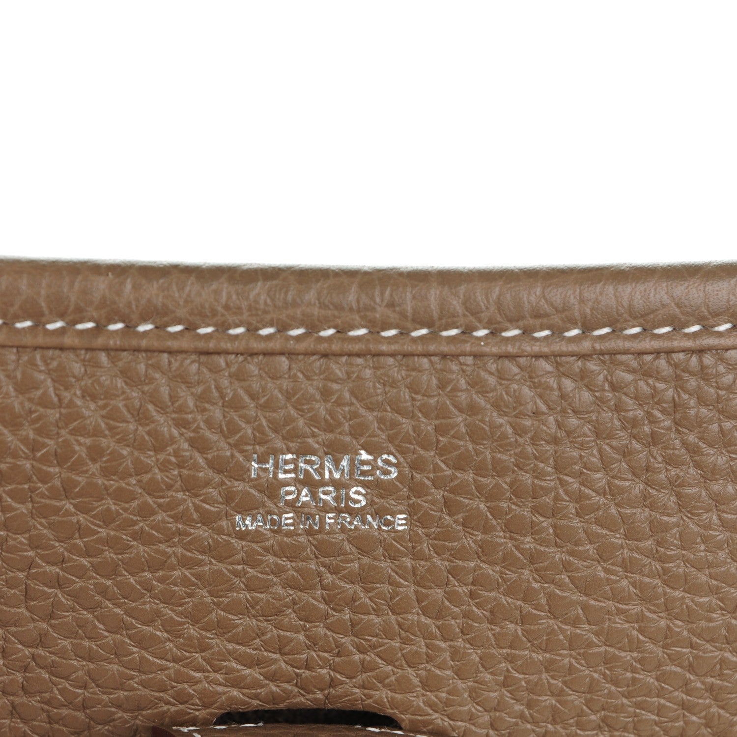 Hermes Taurillon Clemence Evelyne III PM Etoupe 6 of 7