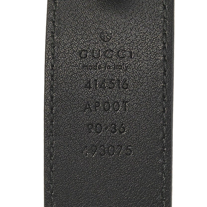 Gucci Moon Calfskin Double G 30mm Belt 90 36 Black 3 of 4