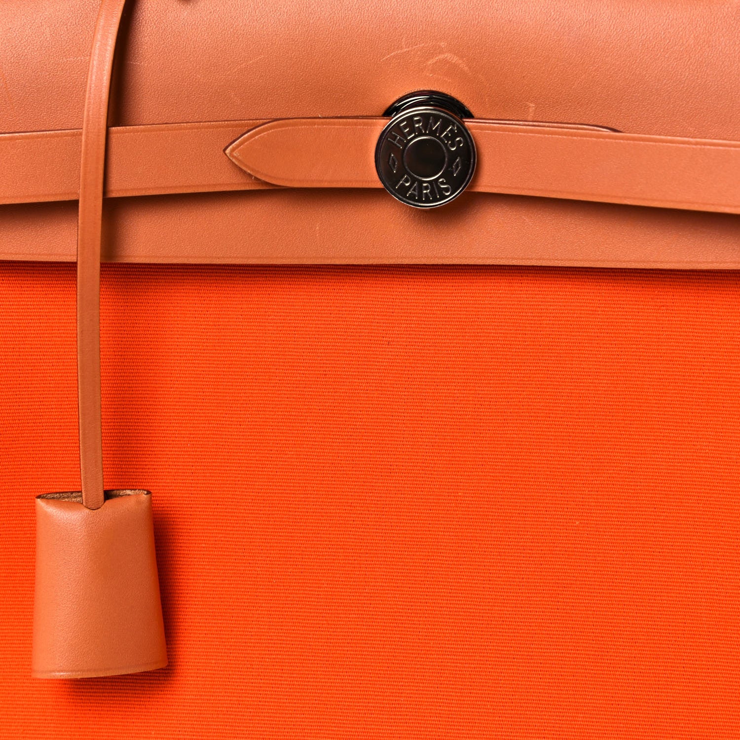 Hermes Toile Vache Hunter Herbag Zip 31 PM Orange 9 of 18