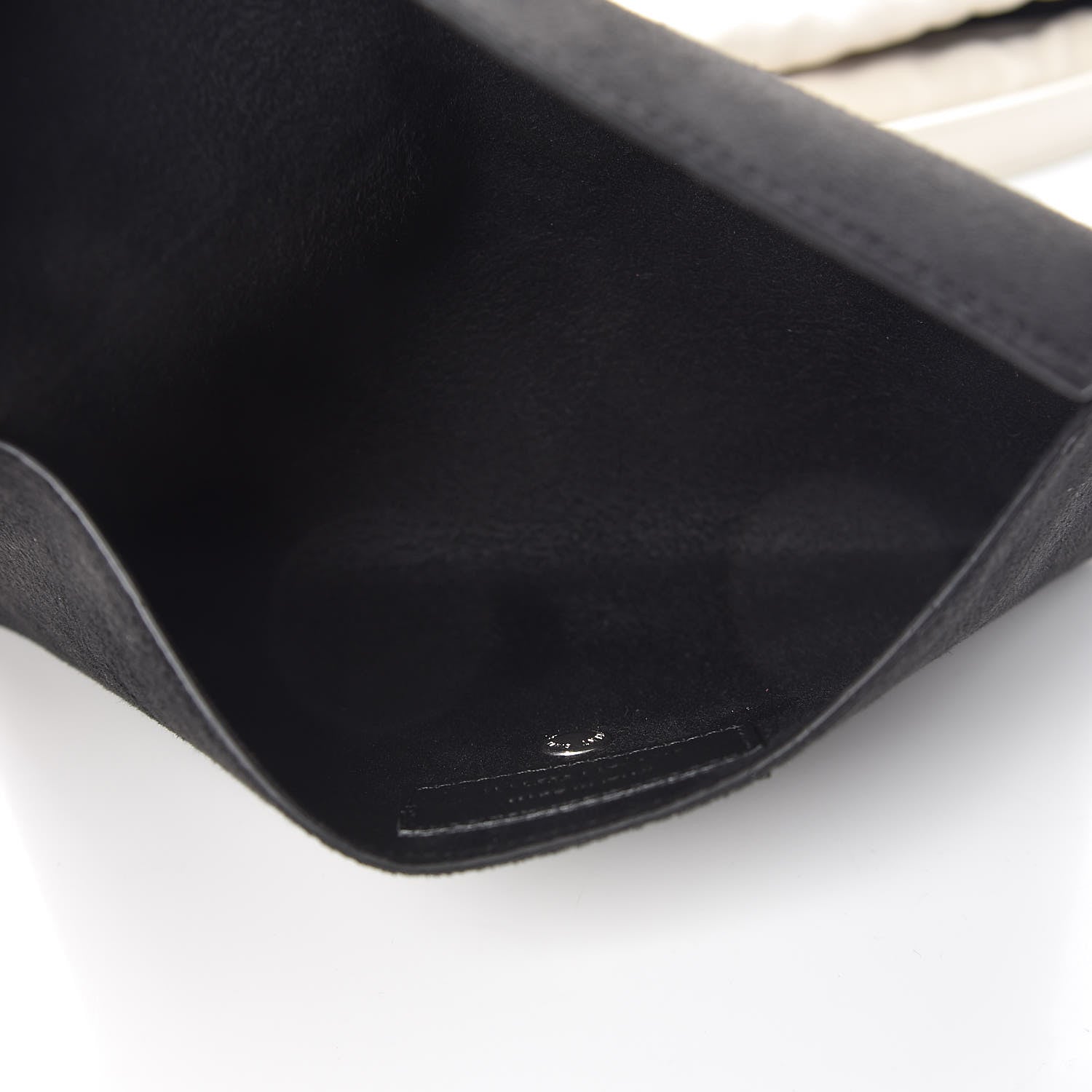 Saint Laurent Lambskin Teddy Drawstring Bag Blac Vintage 7 of 11