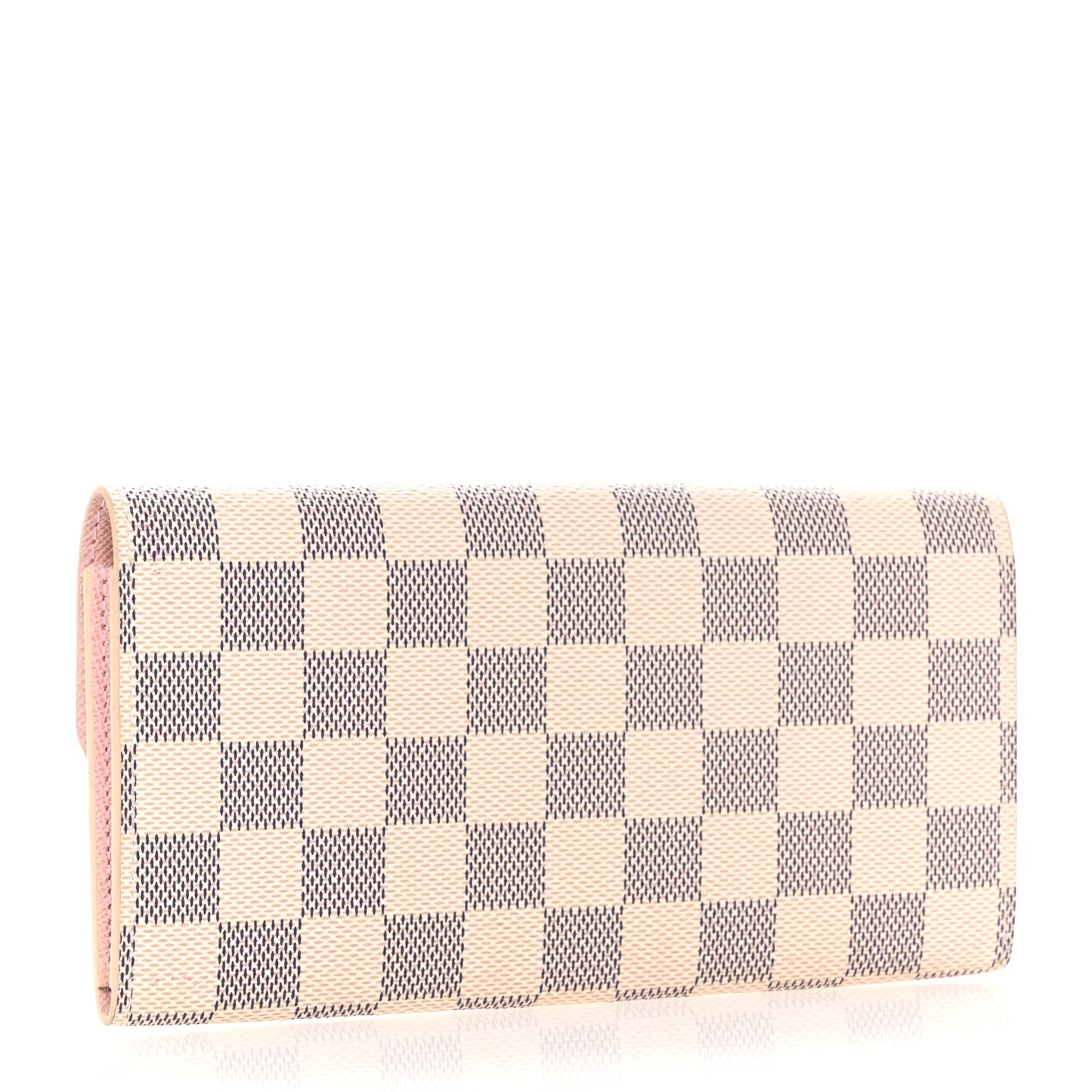 Damier Azur Emilie Wallet Rose Ballerine