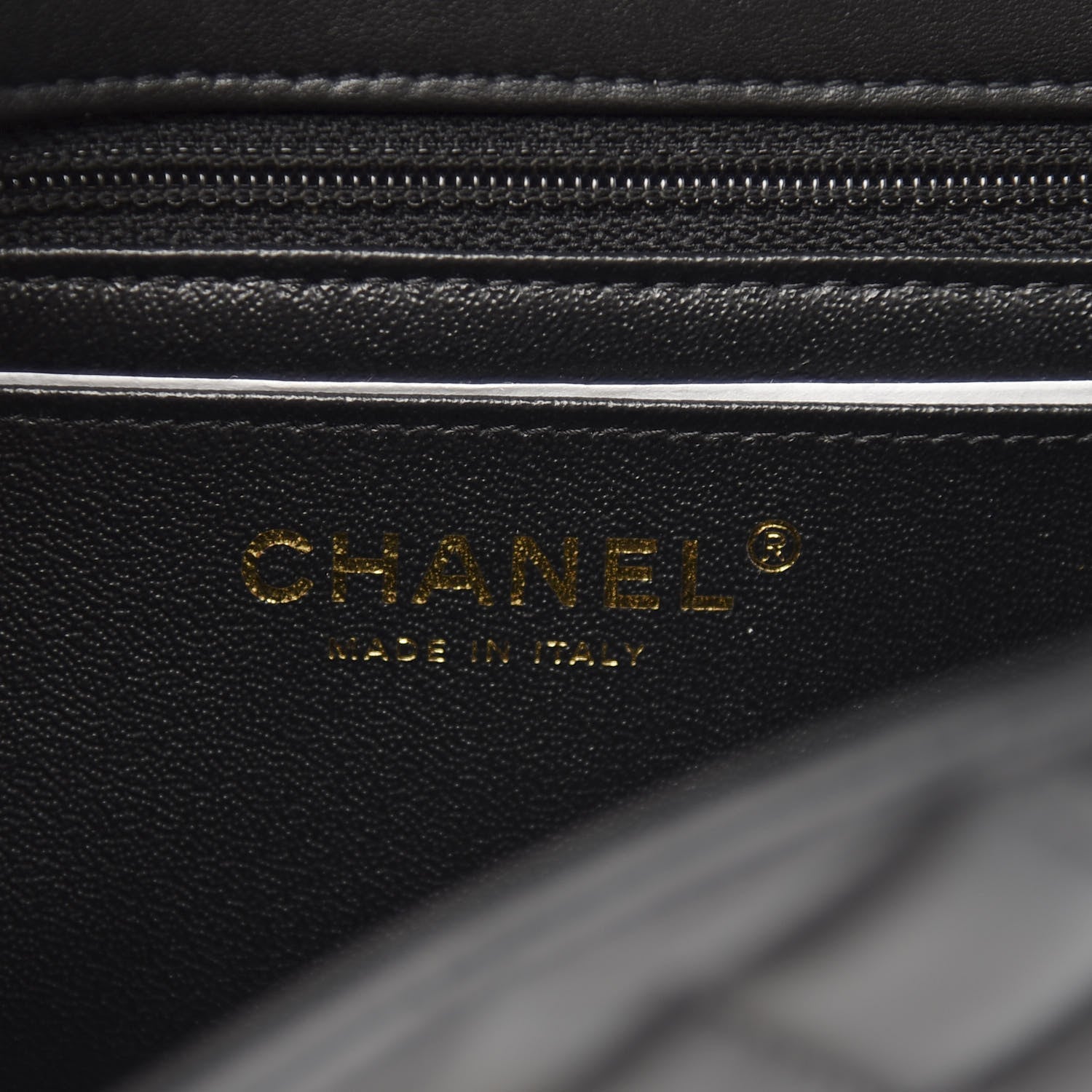 Chanel Lambskin Quilted Mini Rectangular Flap Black 5 of 10