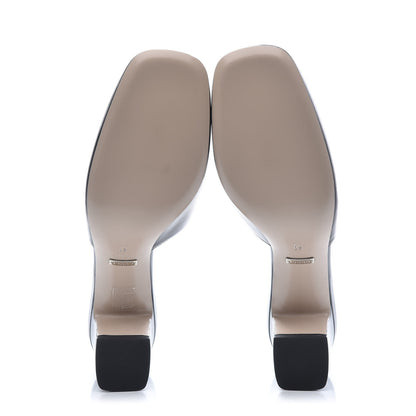 Gucci Malaga Kid Crystal Square G Madelyn Mules 41 Black 6 of 10