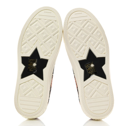 Christian Dior Canvas Jardin Botanique Embroidered Womens Walk'N'Dior Low Top Sneakers 36.5 Black Multicolor 5 of 9