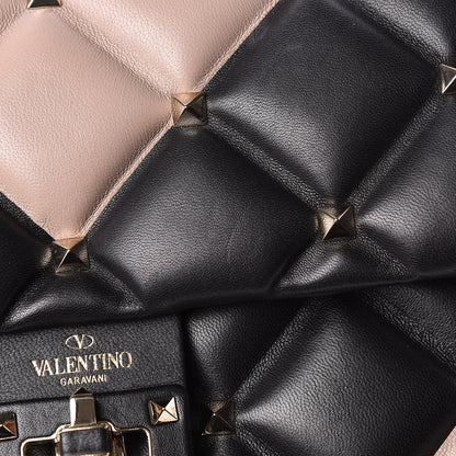 Valentino Garavani Nappa Medium Candystud Top Handle Bag Black Poudre 15 of 16