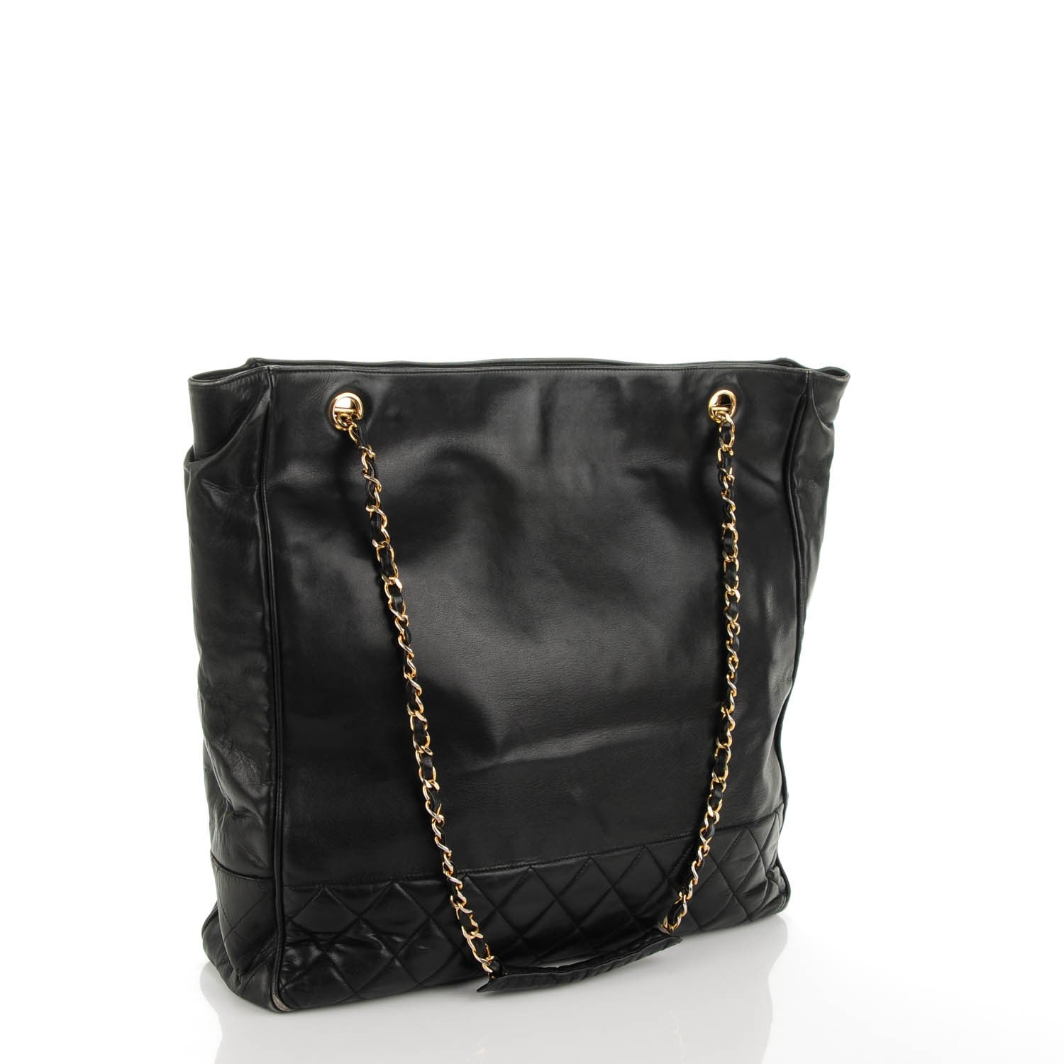 Chanel Lambskin Shopping Tote 3 of 9