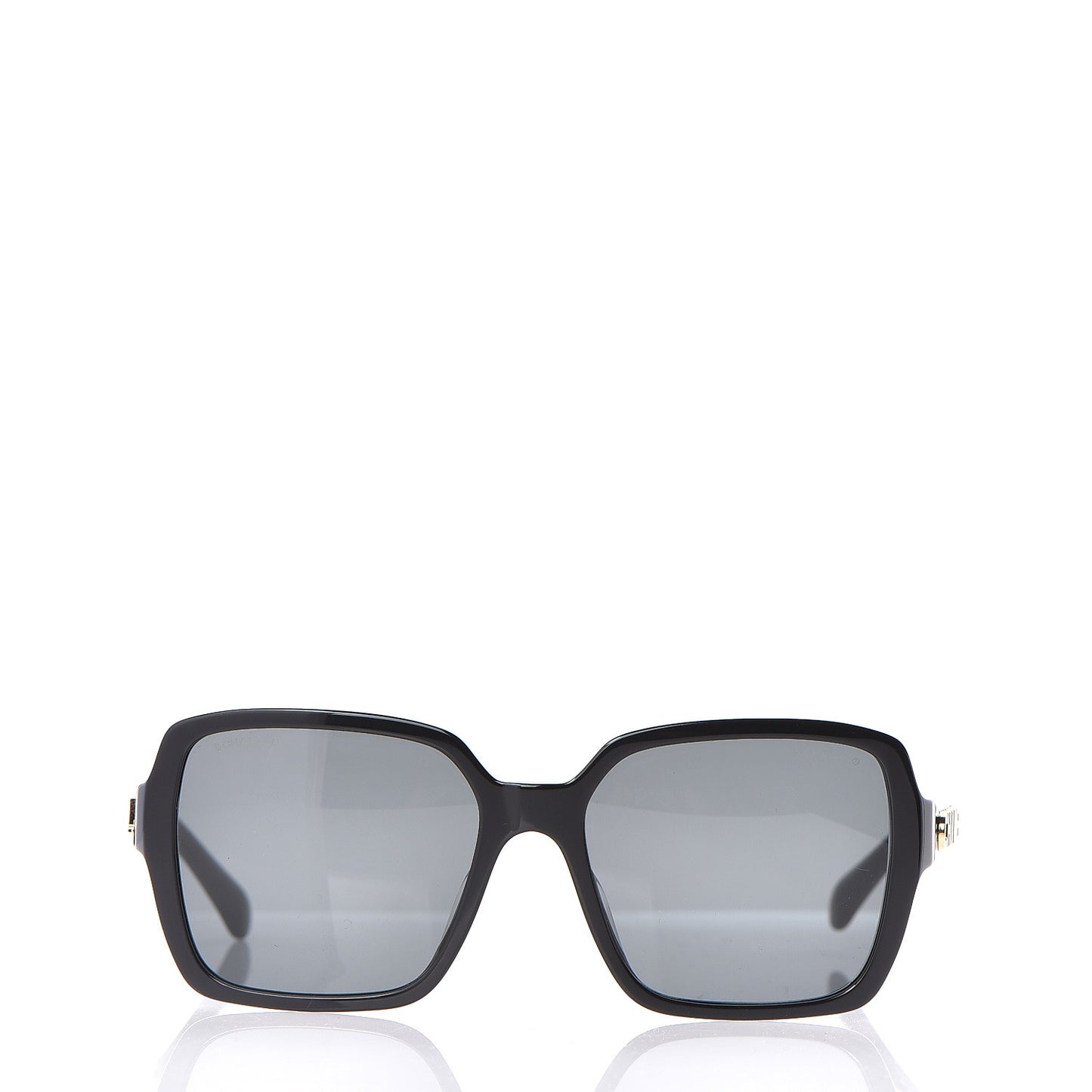 Acetate Polarized Square Sunglasses 5408 Black