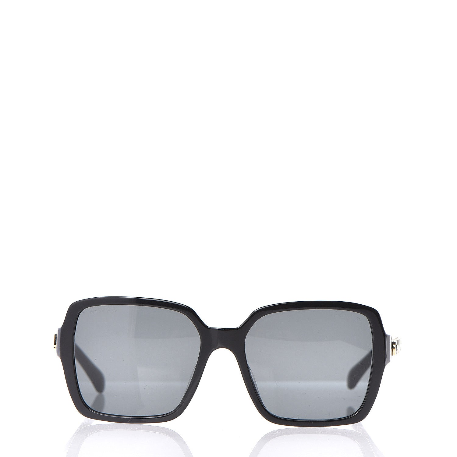Chanel Acetate Polarized Square Sunglasses 5408 Black 2 of 7