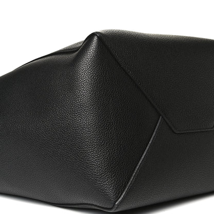 Celine Soft Grained Calfskin Medium Belt Cabas Phantom Black 8 of 9