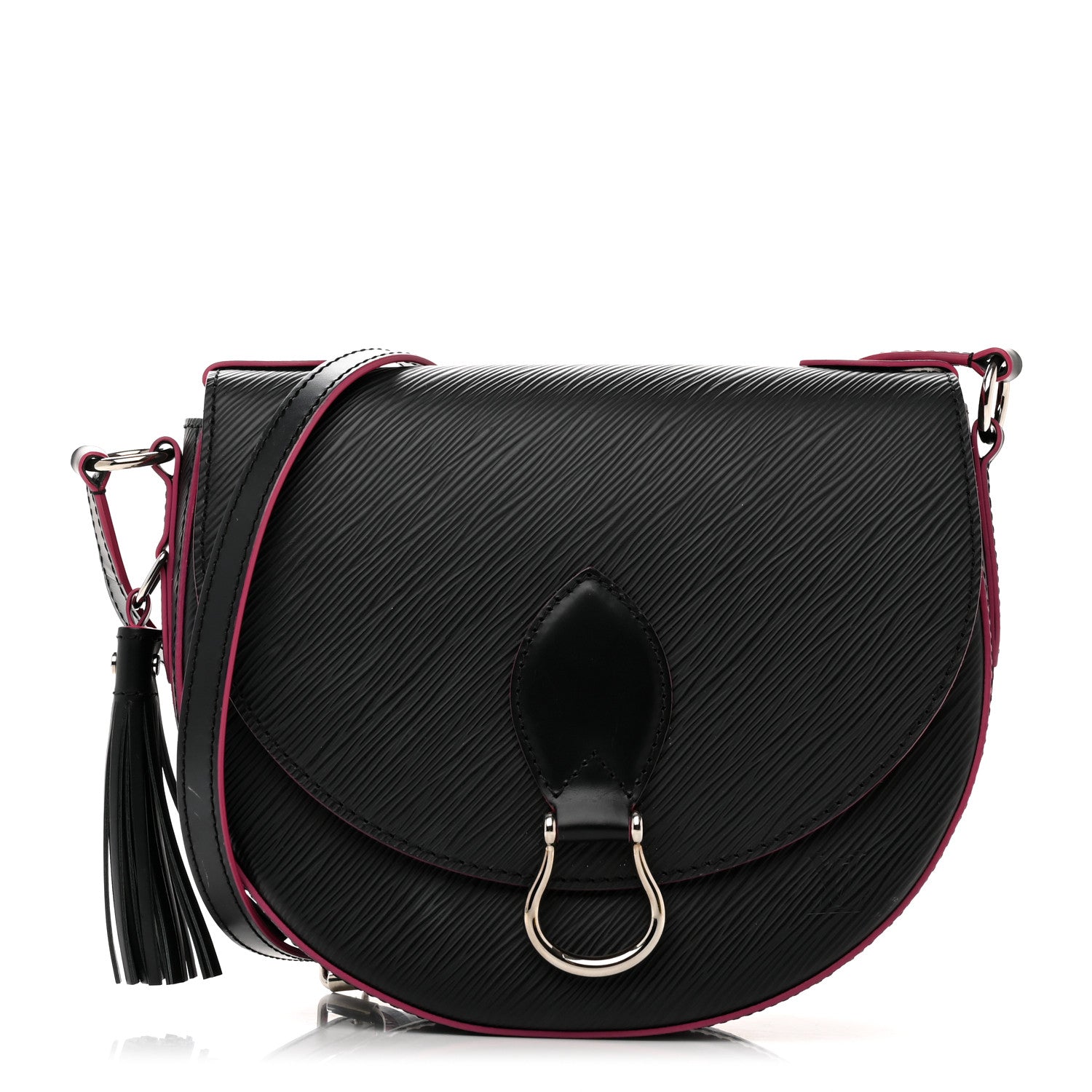 Louis Vuitton Epi Saint Cloud NM Black Hot Pink 1 of 8