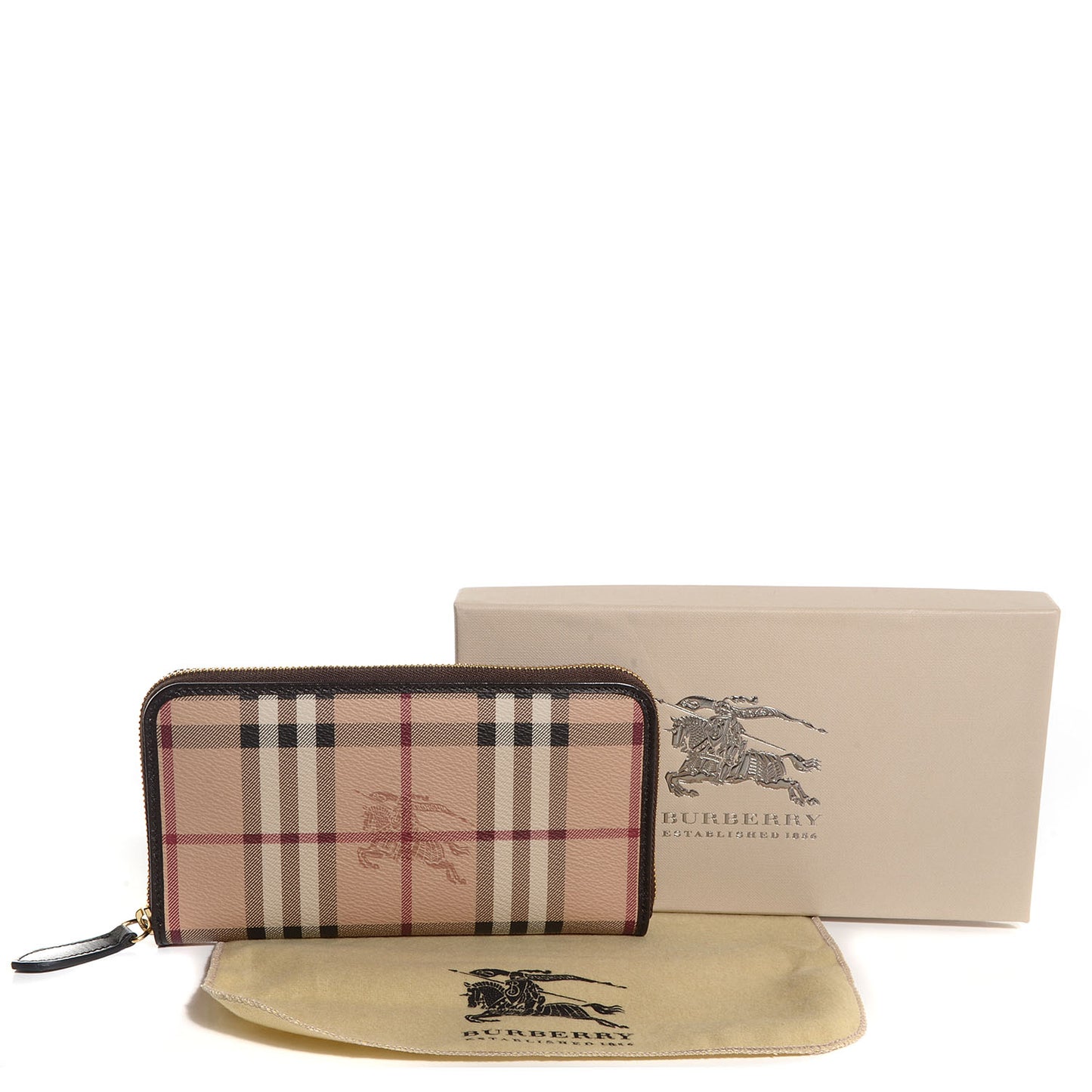 Haymarket Check Large Ziggy Zip Around Wallet