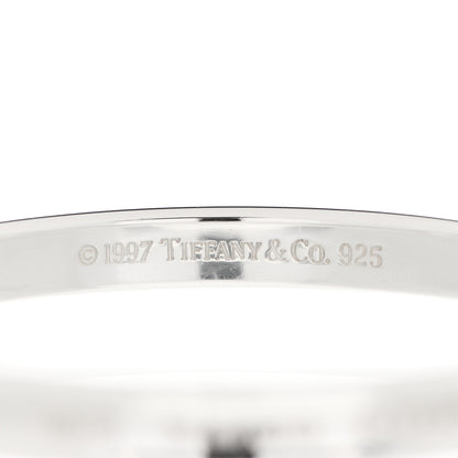 Tiffany Sterling Silver Narrow 1837 Bangle Bracelet 3 of 4