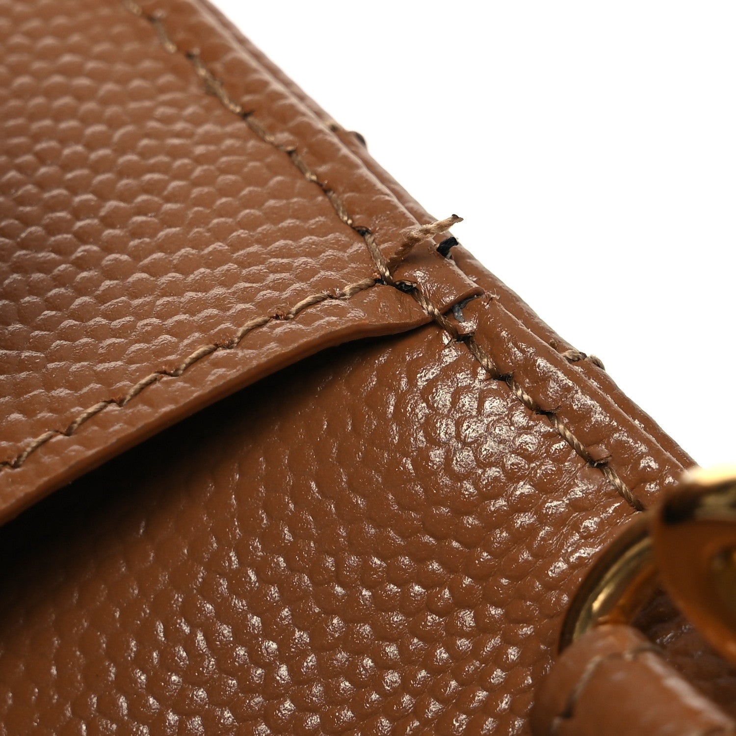Saint Laurent Grain De Poudre Matelasse Chevron Monogram Cassandre Flap Pouch Natural Dark 8 of 10