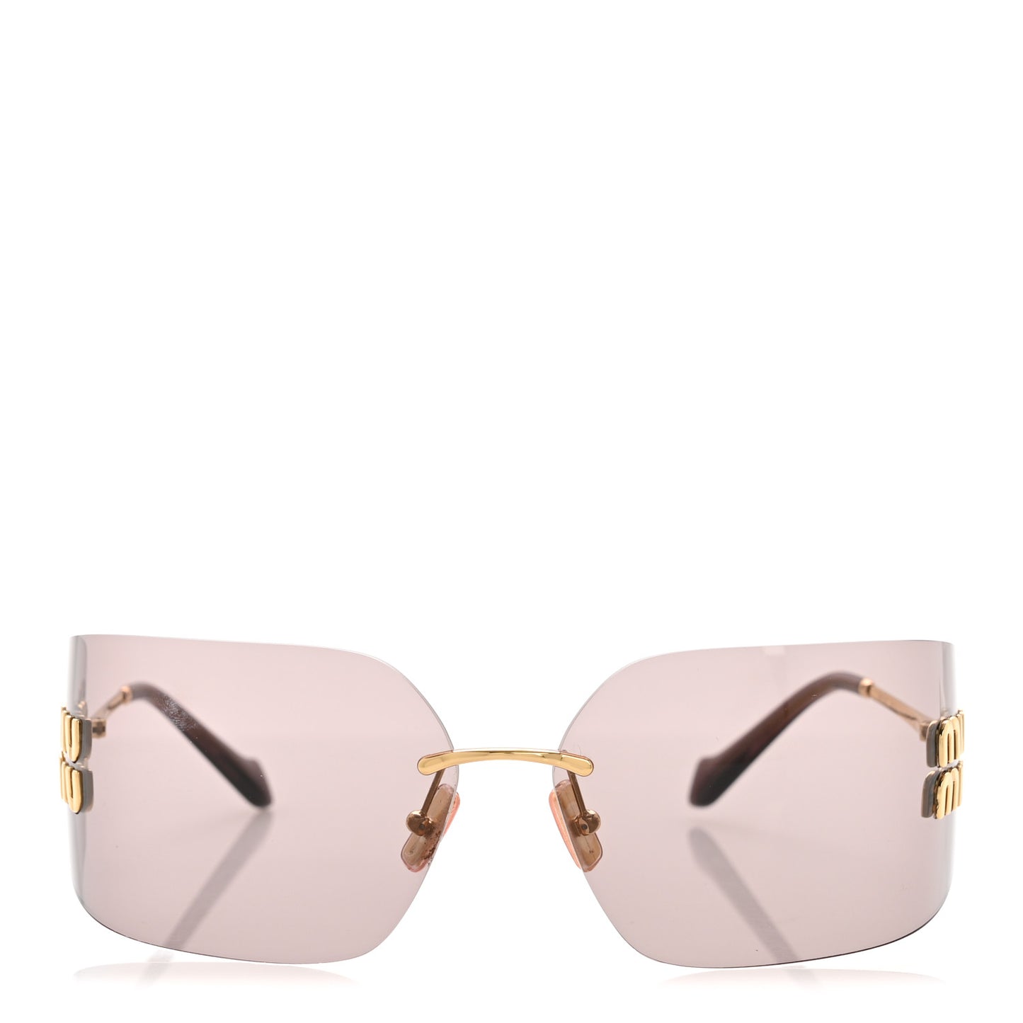 Metal Runway Sunglasses SMU54Y Mauve