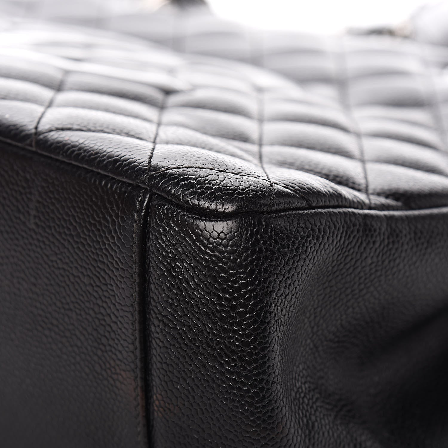 Chanel Caviar Quilted Grand Shopping Tote GST Black 10 of 17