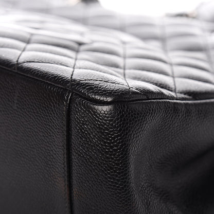 Chanel Caviar Quilted Grand Shopping Tote GST Black 10 of 17