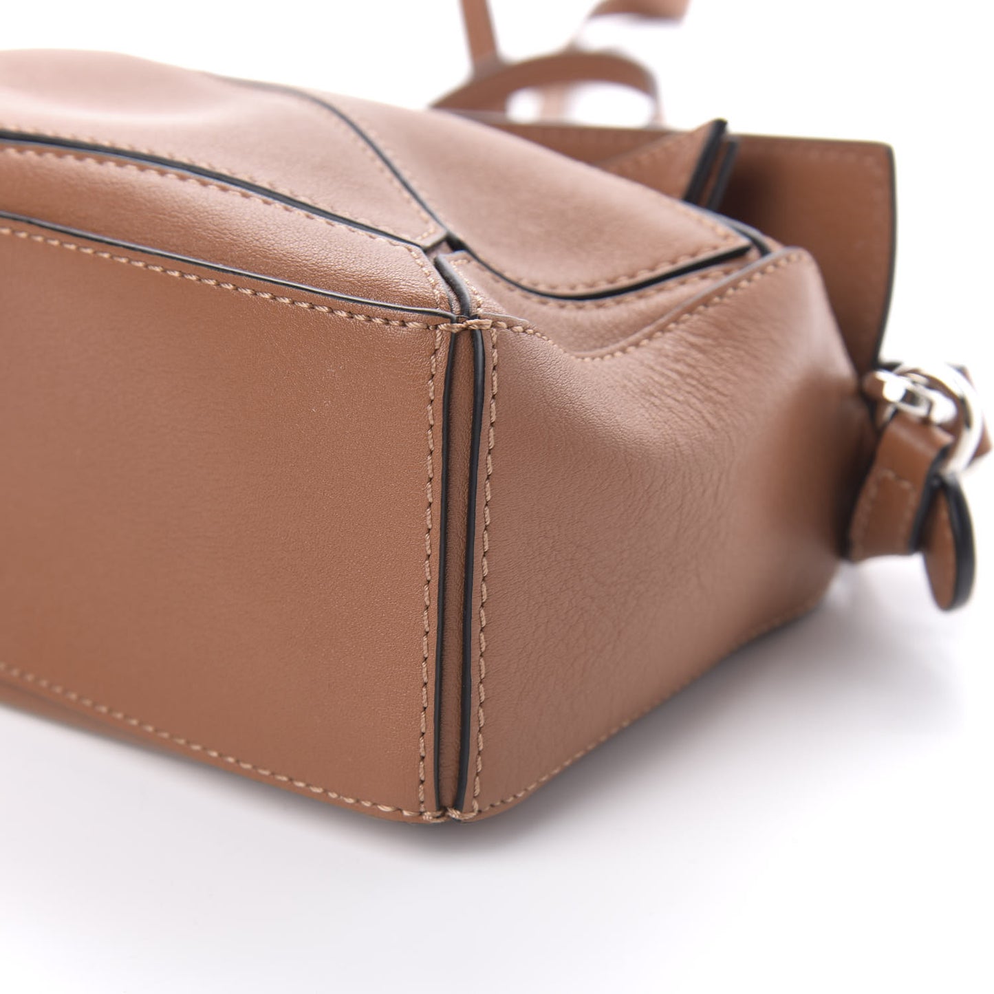 Calfskin Mini Puzzle Bag Tan